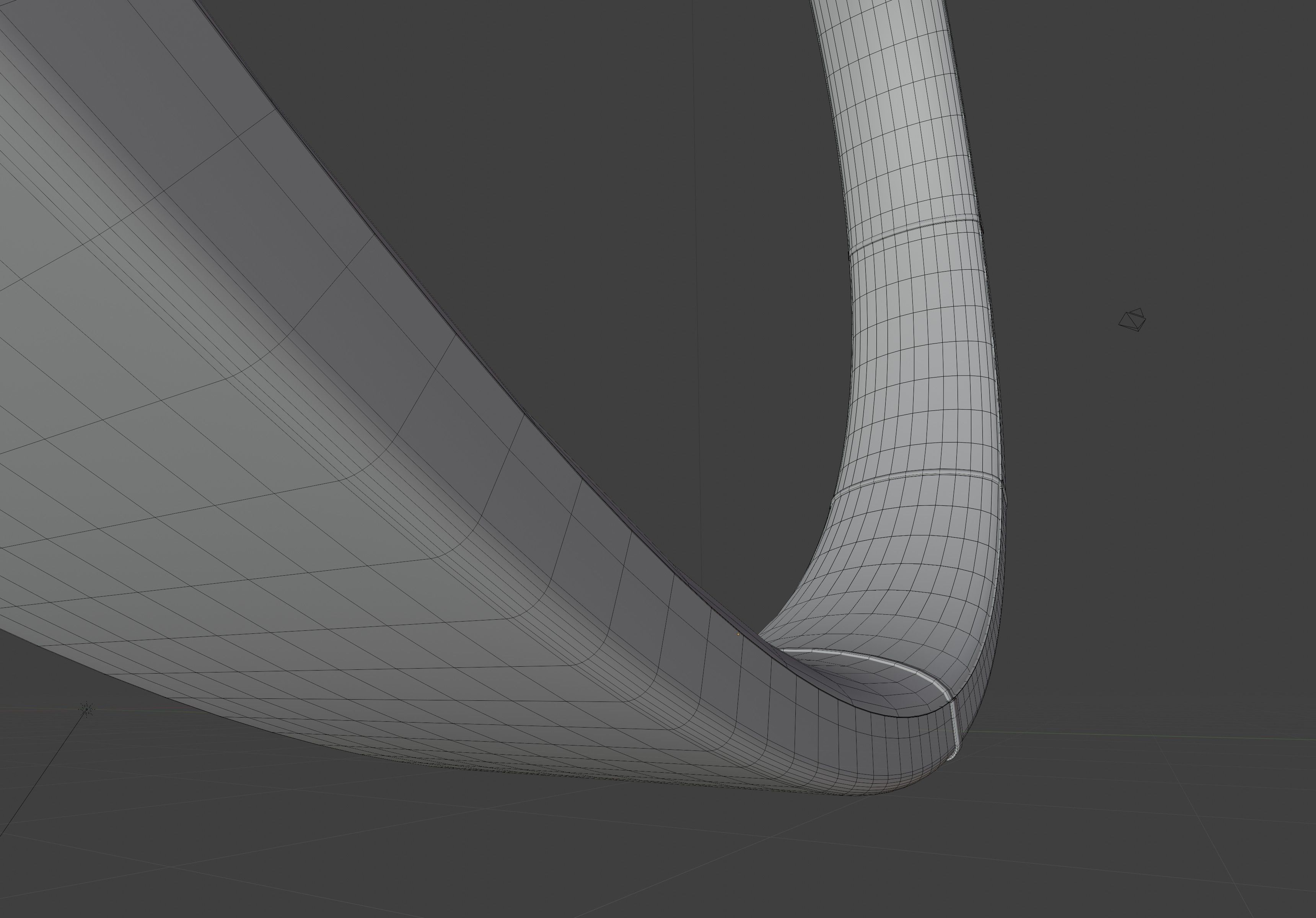 Village sized ring world Low-poly 3D model_26