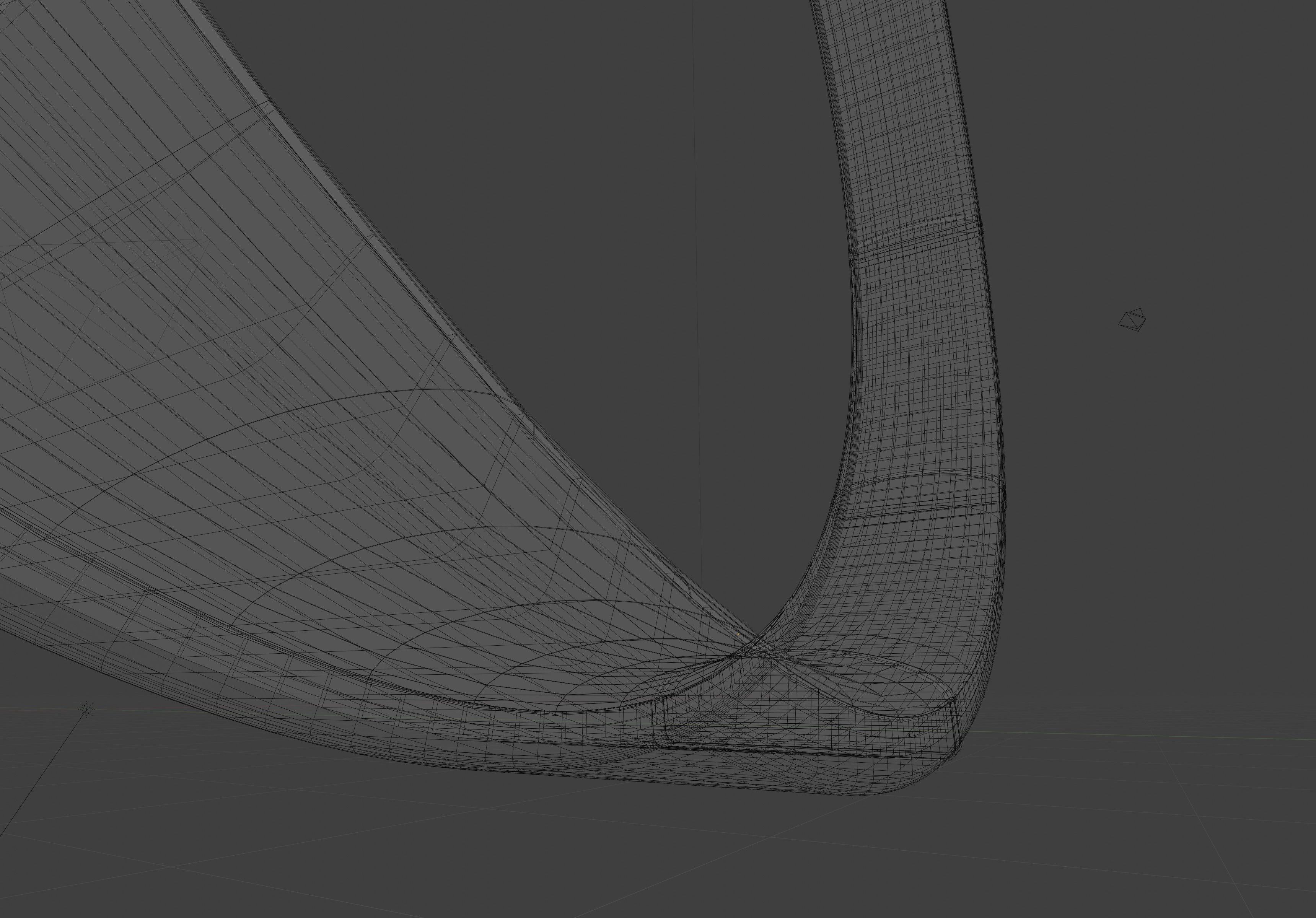 Village sized ring world Low-poly 3D model_27