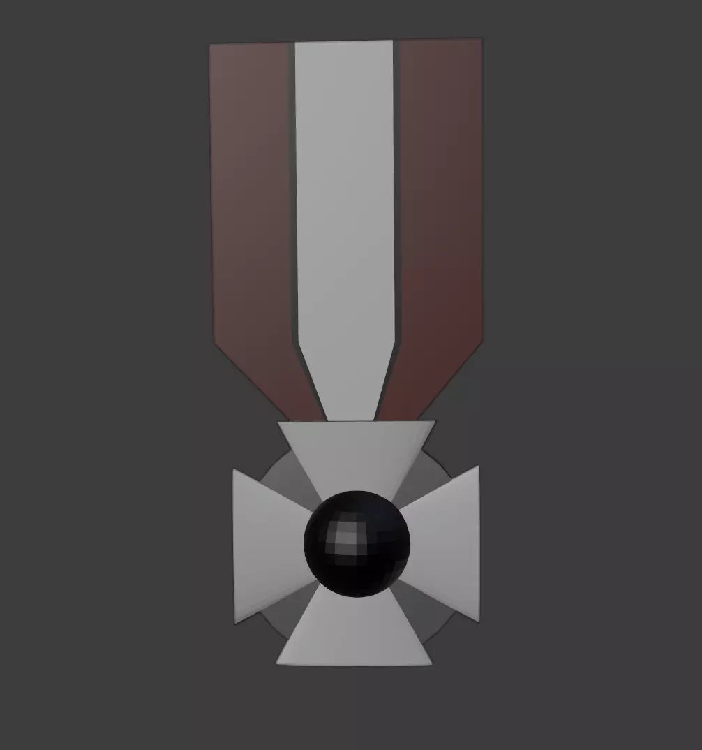 Basic Medal Free 3D model_0