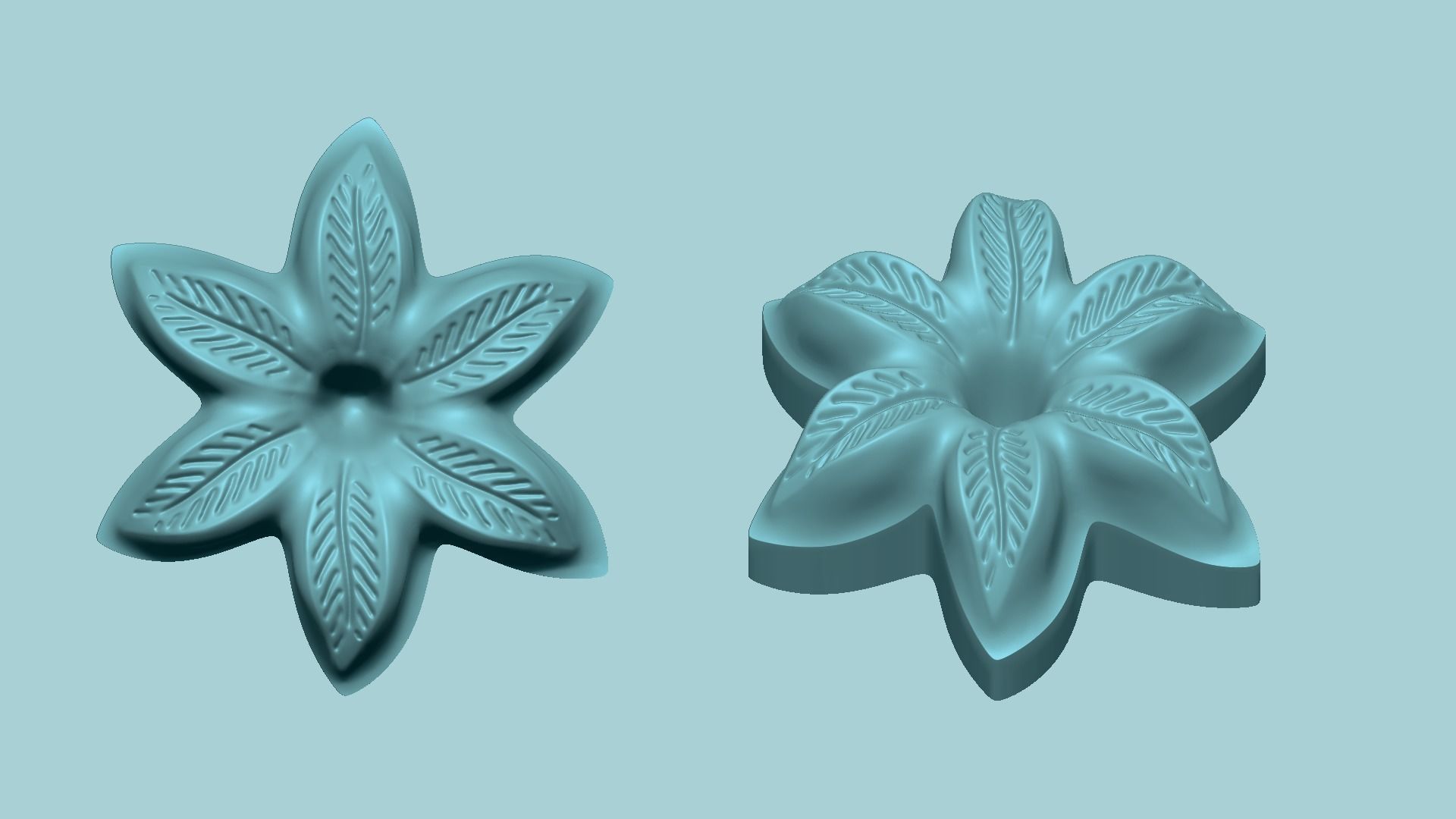 Lily Flower Arrangement - Molding - EVA Foam Craft Free 3D print model_2