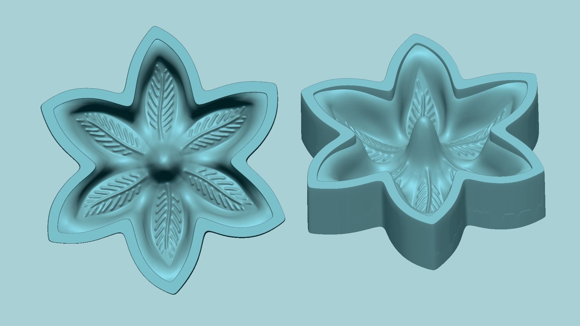 Lily Flower Arrangement - Molding - EVA Foam Craft Free 3D print model_3