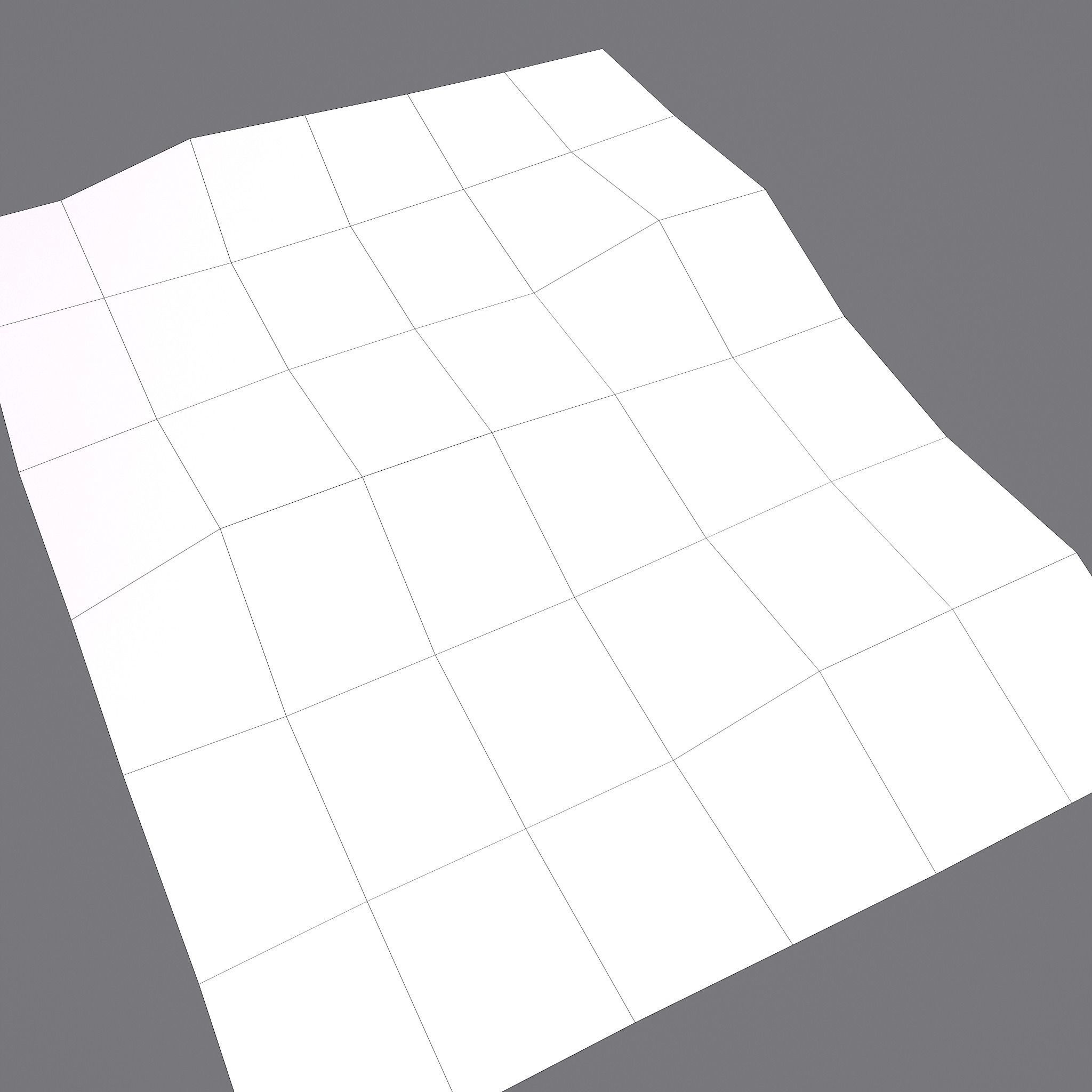 November Manuscript Page Low-poly 3D model_12