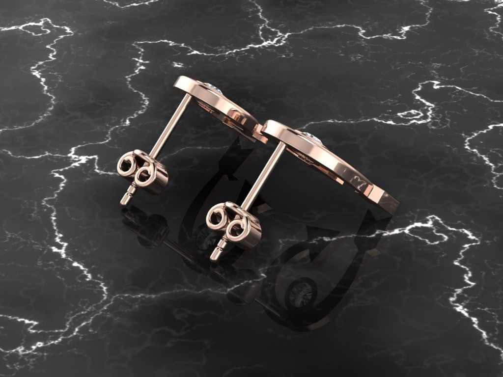 Jewelry Earring 3D print model_6