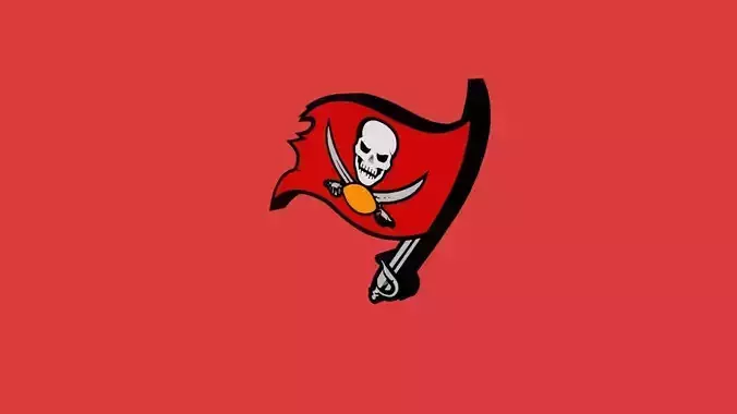 Tampa Bay Buccaneers Team Logo 3D model