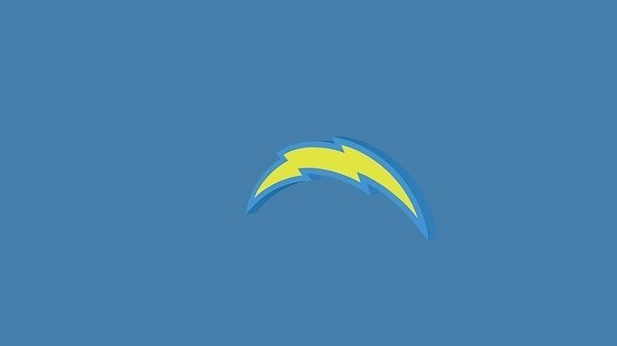 Los Angeles Chargers Team Logo 3D model