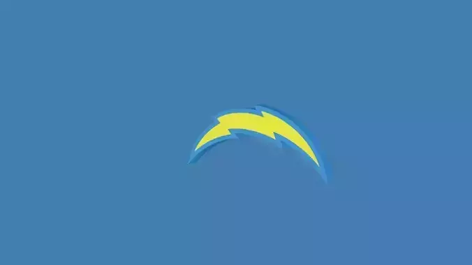 Los Angeles Chargers Team Logo 3D model
