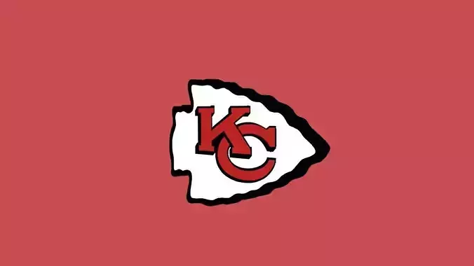Kansas City Chiefs Team Logo 3D model