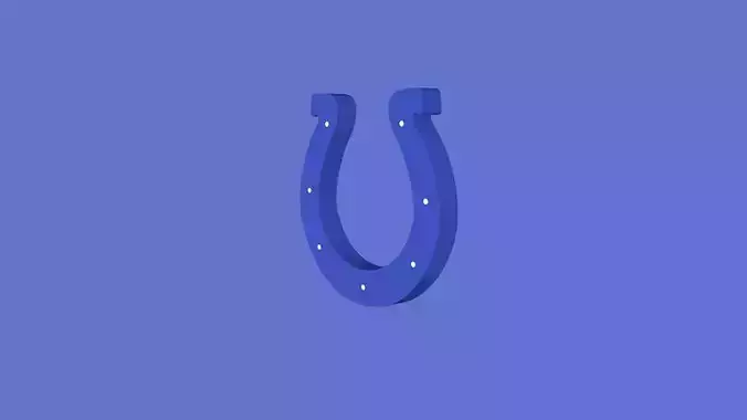 Indianapolis Colts Team Logo 3D model
