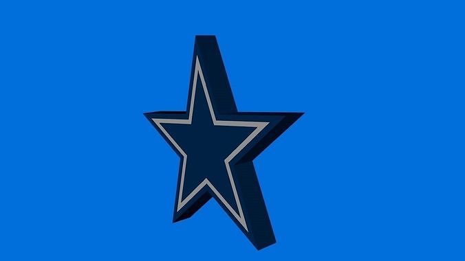 Dallas Cowboys Team Logo 3D model