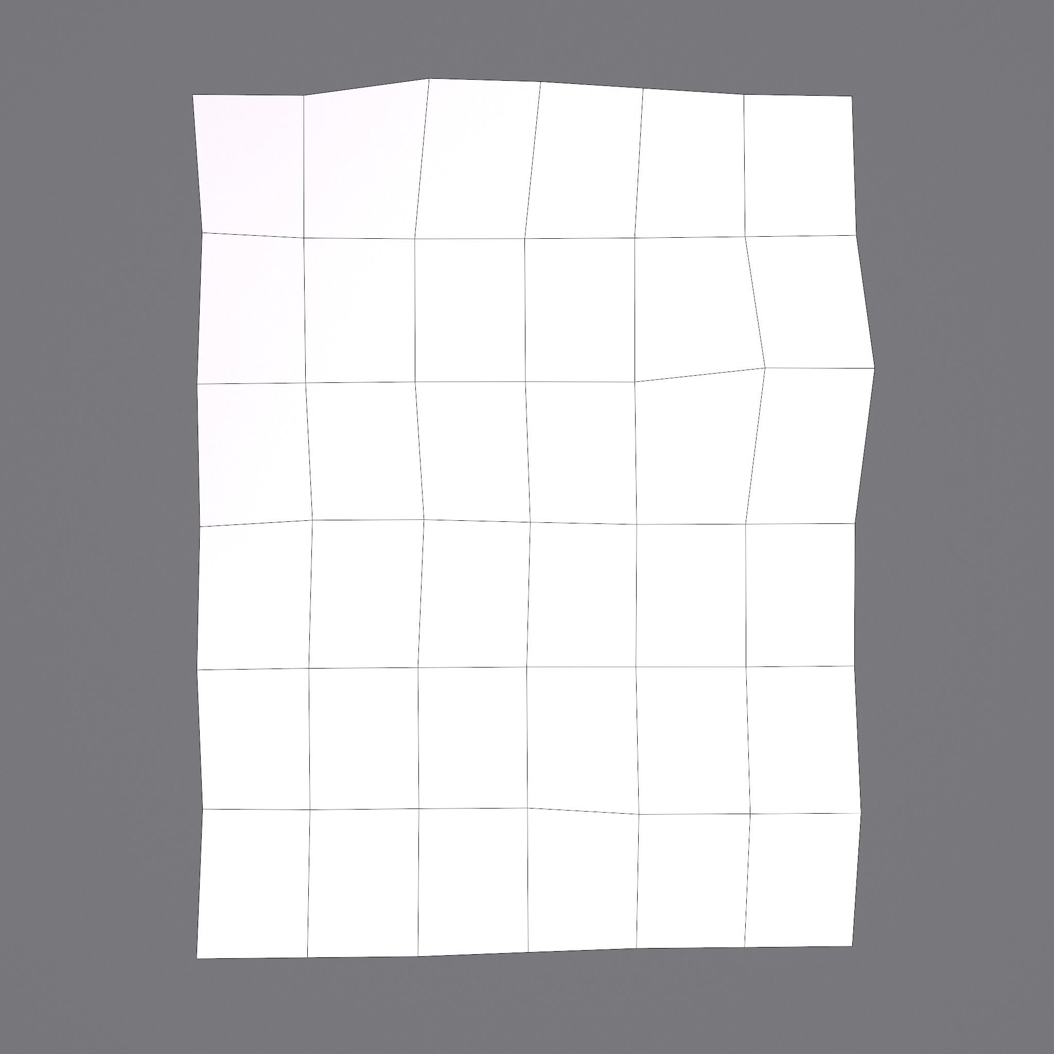 January Manuscript Page  Low-poly 3D model_13