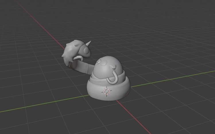 Adventure time Lady Rainicorn Jake Model 3D print model_2