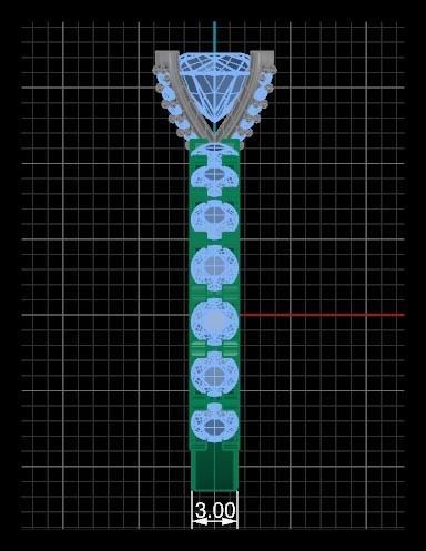 SOLITAIRE RING 3D print model_8