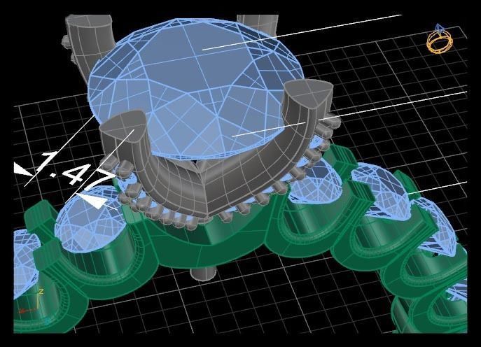 SOLITAIRE RING 3D print model_6