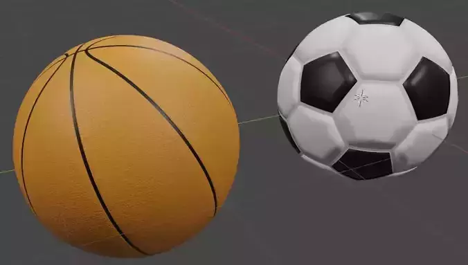 Soccer and Basket Balls