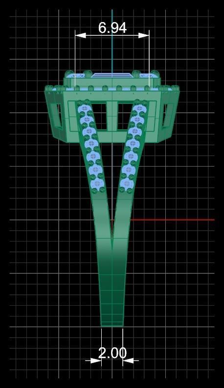 BAGUETTE RING 3D print model_6