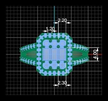 BAGUETTE RING 3D print model_5