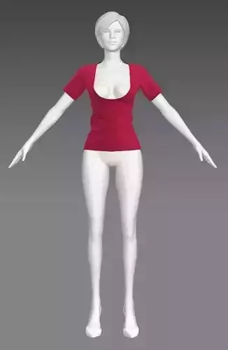 Woman Clothing A-Pose 511