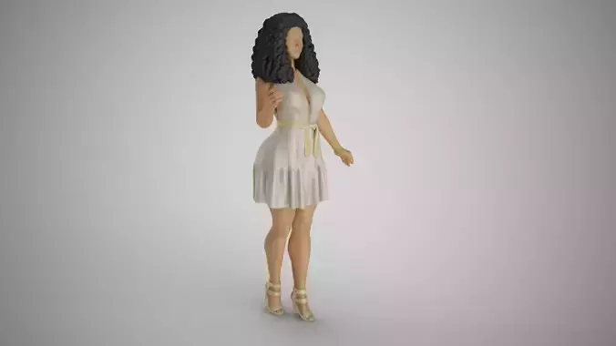 Captive Beauty 2 3D print model