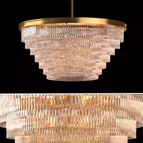 odon round chandelier