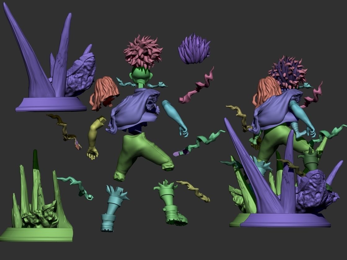 Deku and Eri 3D print model_4