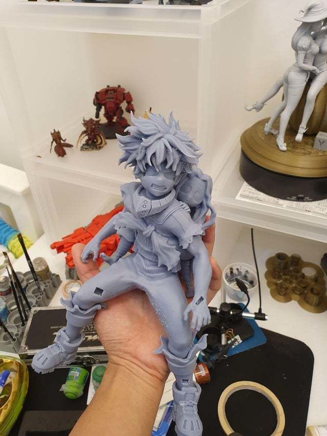Deku and Eri 3D print model_5