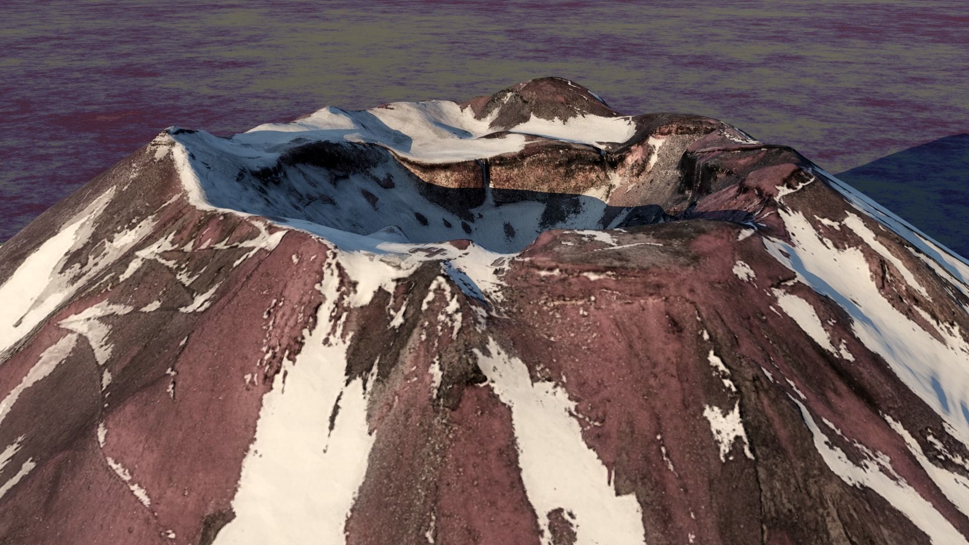 Mount Fuji Landscape 3D model_14