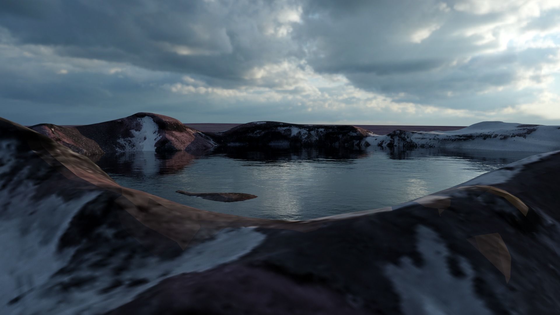 Mount Fuji Landscape 3D model_16