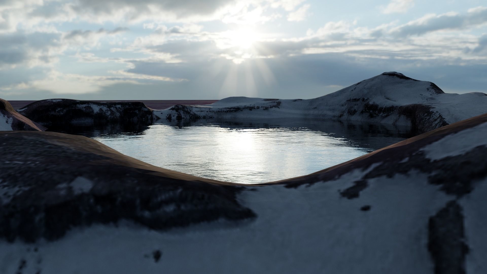 Mount Fuji Landscape 3D model_17