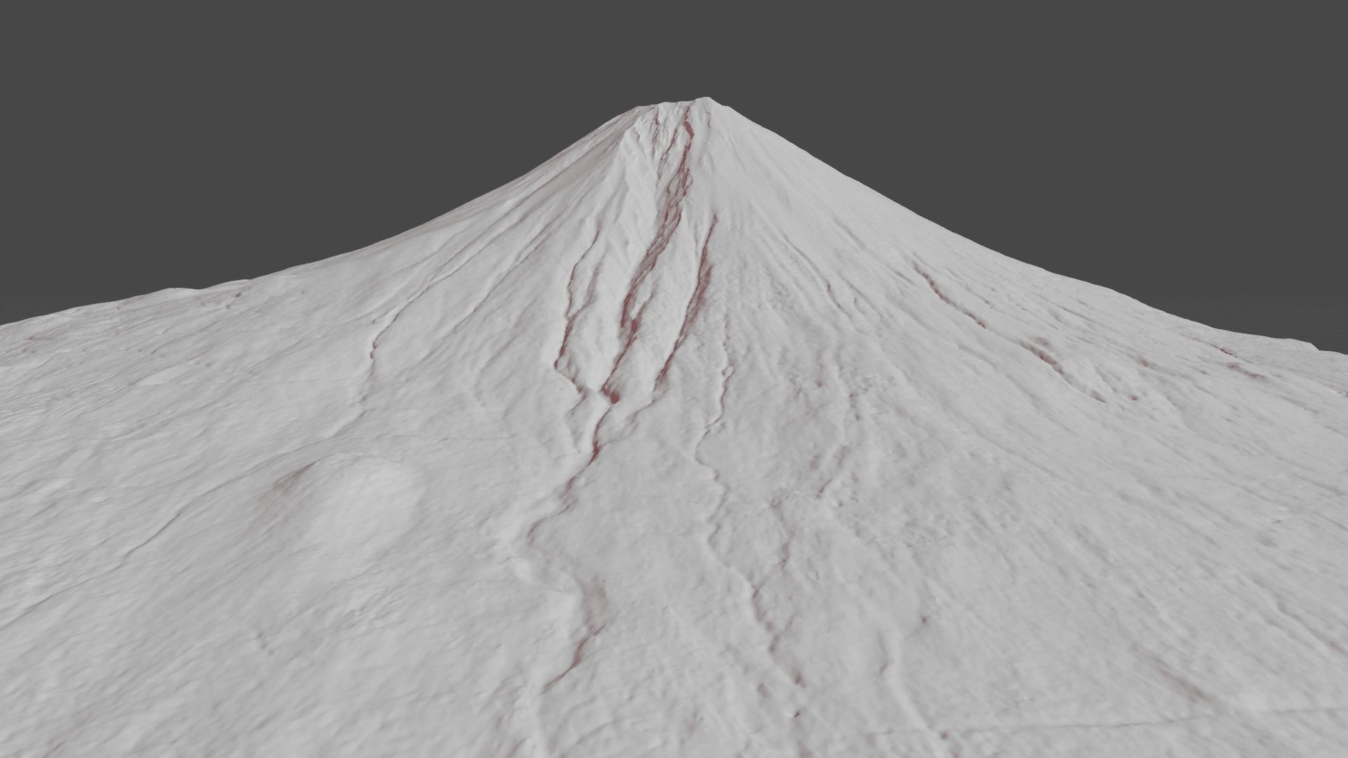 Mount Fuji Landscape 3D model_45