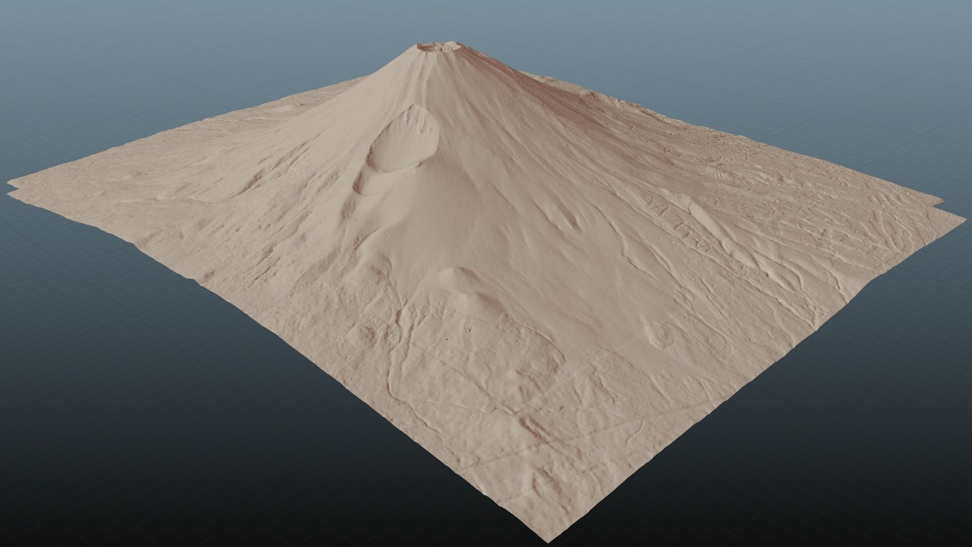 Mount Fuji Landscape 3D model_21