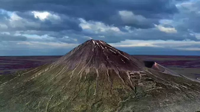 Mount Fuji Landscape 3D model Mount Fuji Landscape 3D model