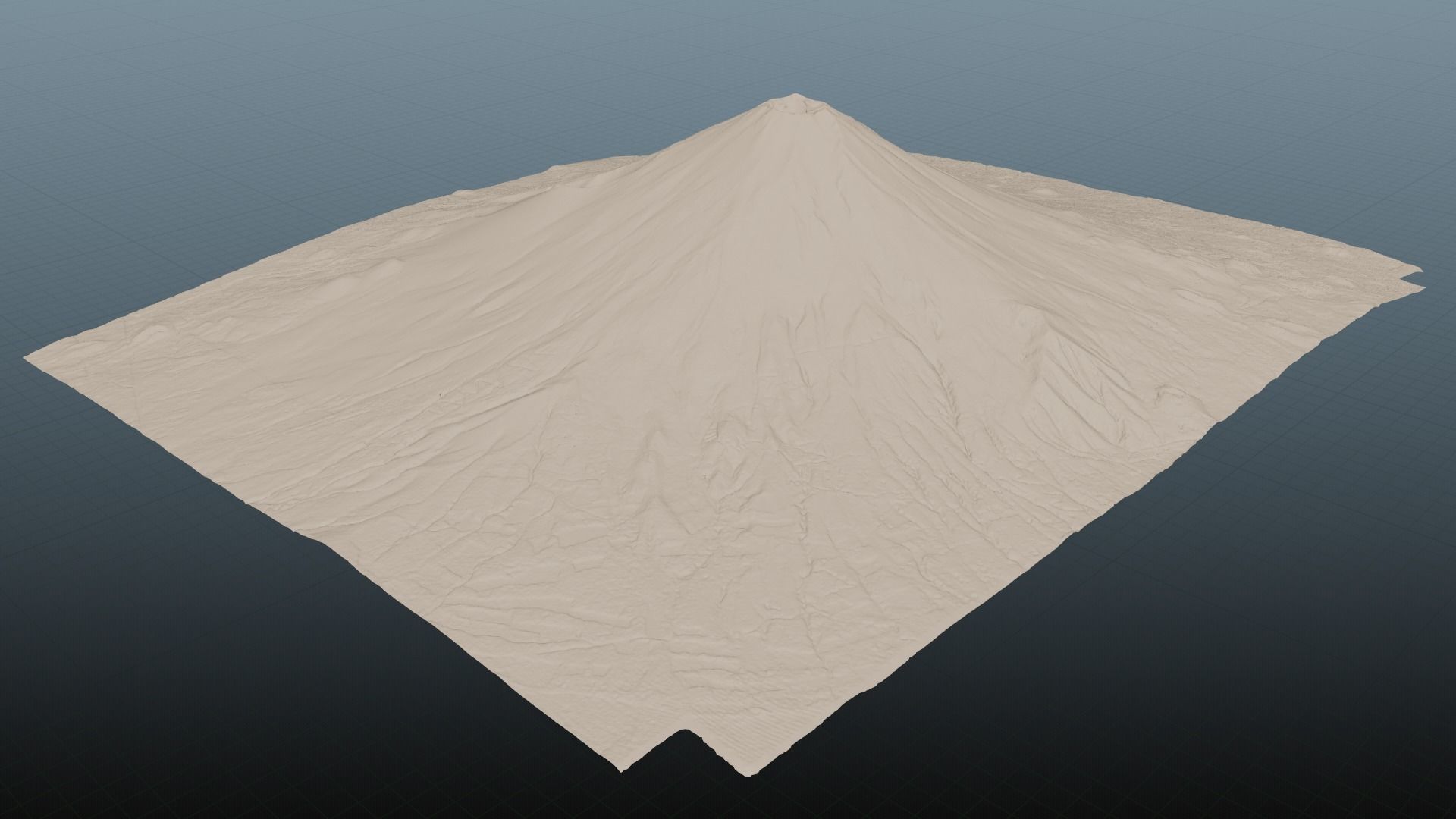Mount Fuji Landscape 3D model_33