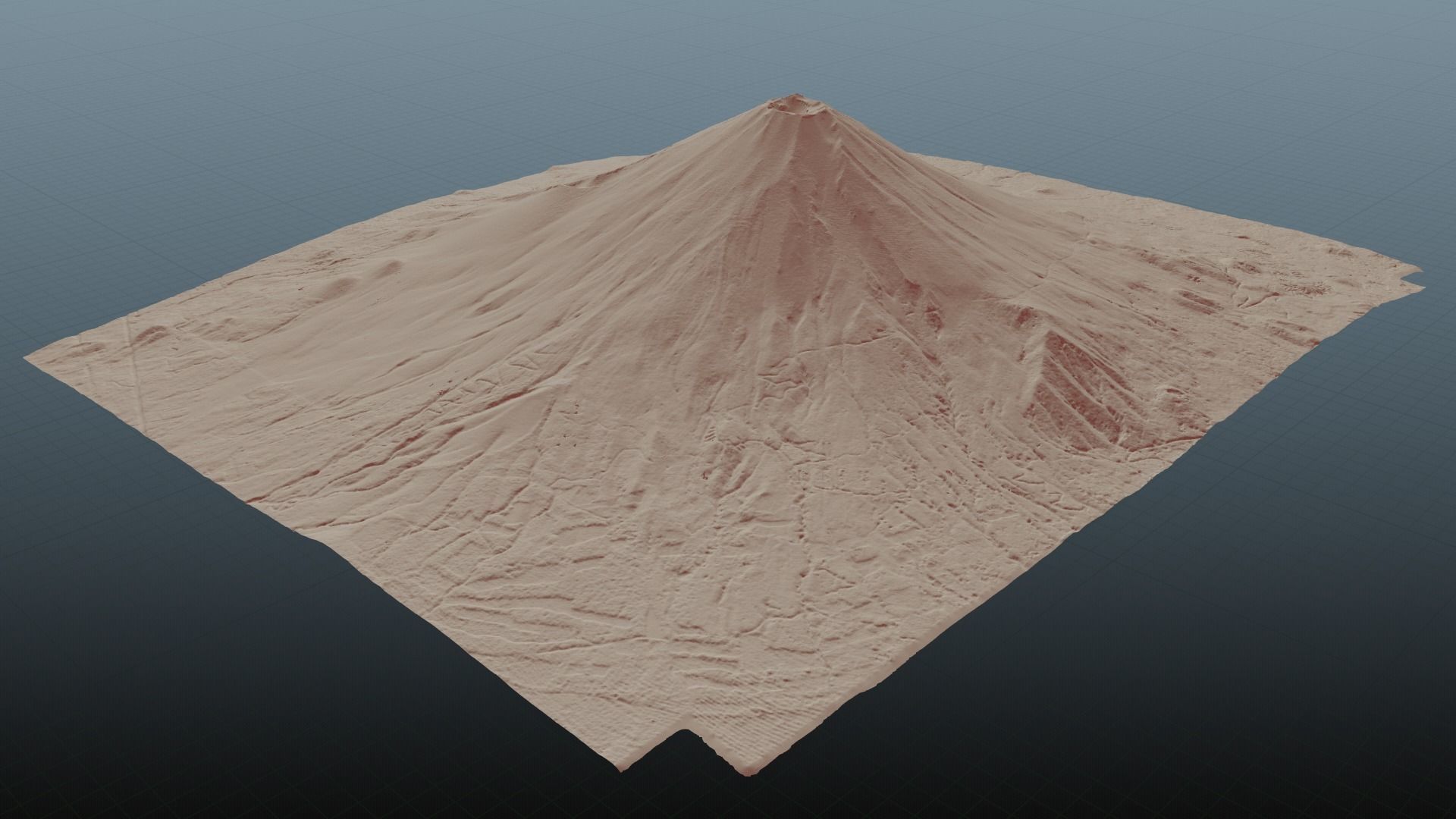 Mount Fuji Landscape 3D model_19