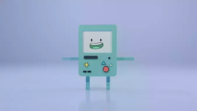 Bemo Model low-poly adventure time character