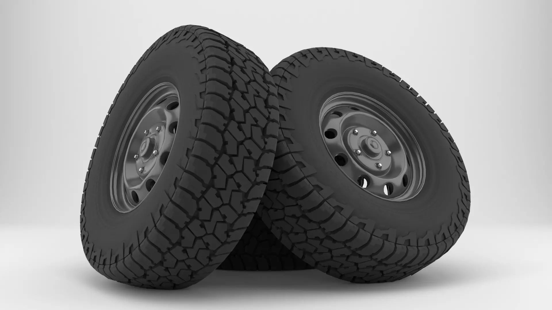 Falken Wildpeak AT3W All Terrain Radial Tire 3D model_0