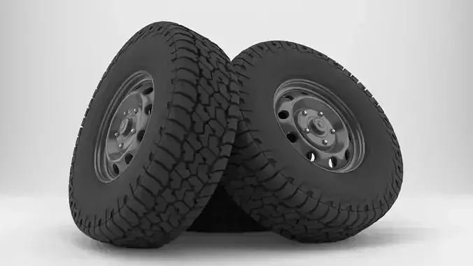 Falken Wildpeak AT3W All Terrain Radial Tire 3D model