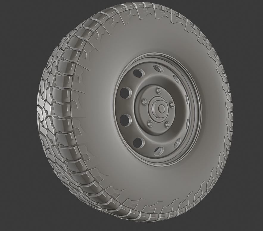 Falken Wildpeak AT3W All Terrain Radial Tire 3D model_5