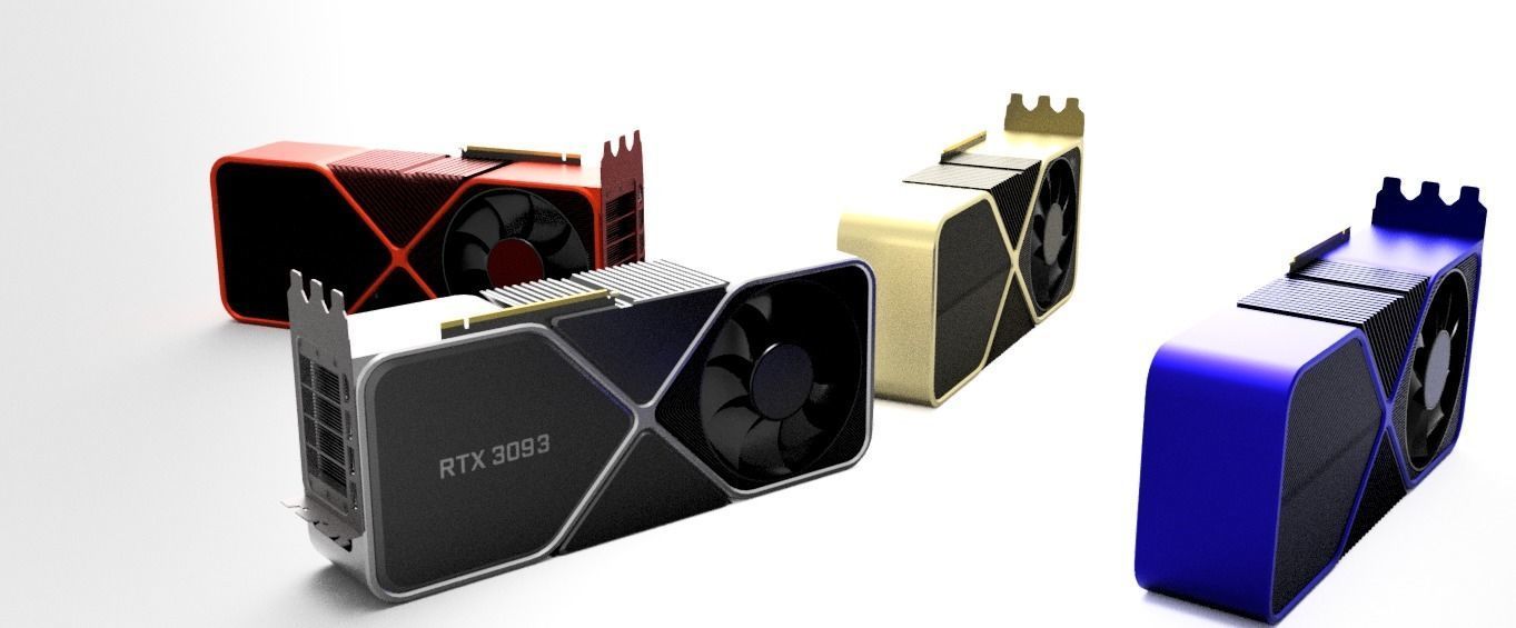 RTX 3090 TI Gforce 3D model_3