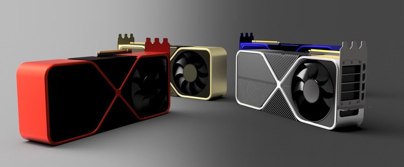 RTX 3090 TI Gforce 3D model_8