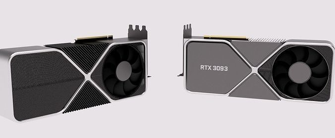 RTX 3090 TI Gforce 3D model