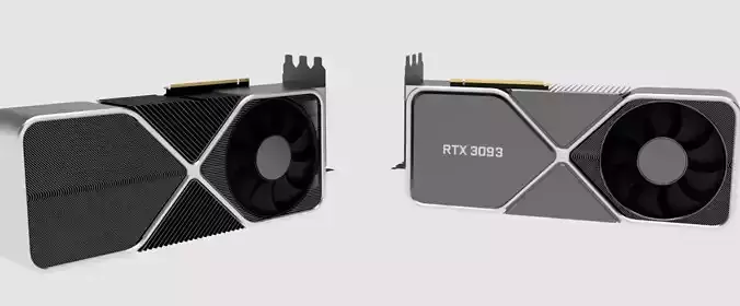 RTX 3090 TI Gforce 3D model