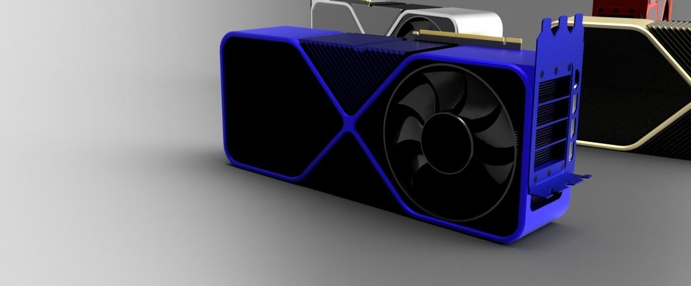 RTX 3090 TI Gforce 3D model_2