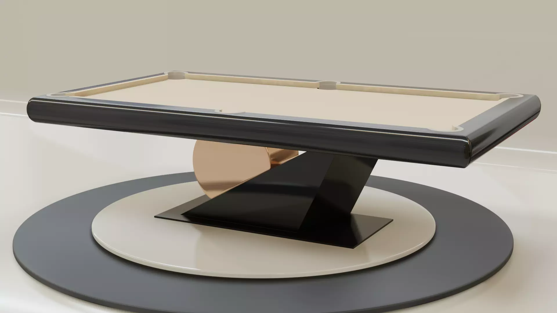 Florence Pool Table Destale 3D model