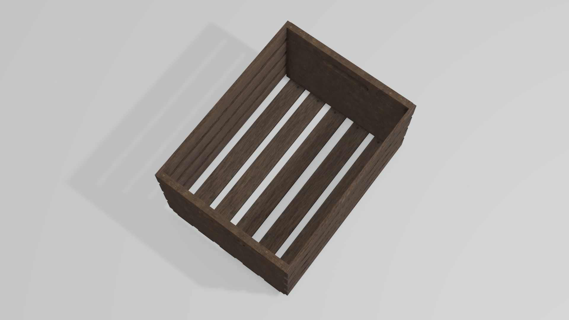 Wooden crate Free 3D model_12