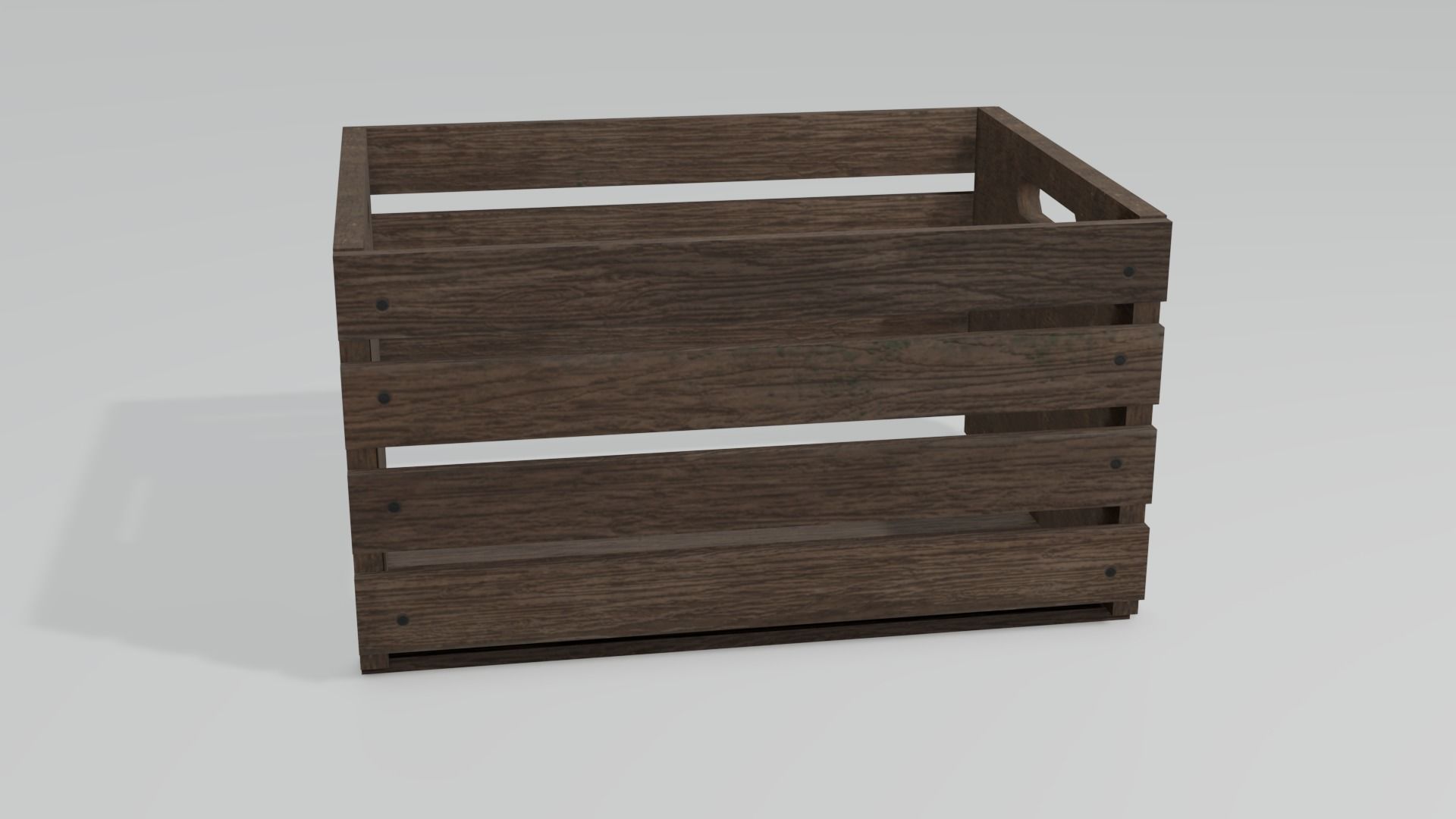 Wooden crate Free 3D model_11