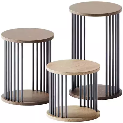 Round Coffee Tables Corinth by Tuna Ofis 3D model