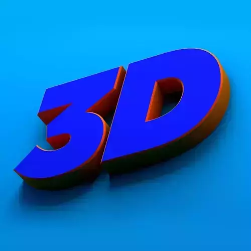 3D Title logo