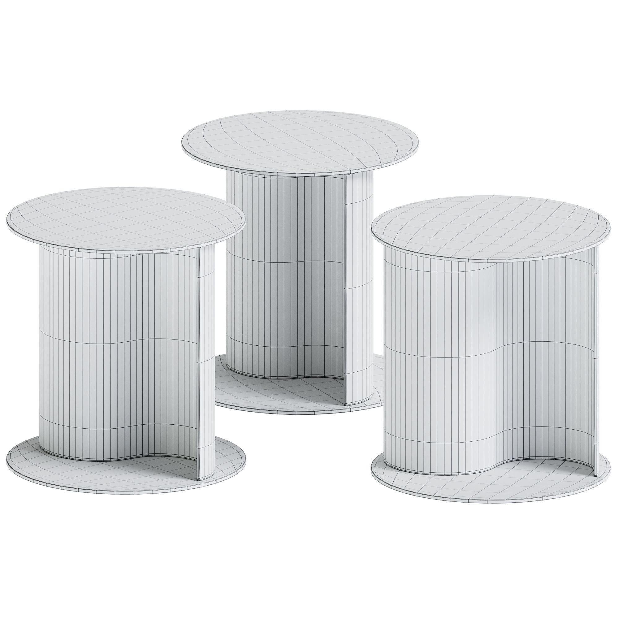 Coffee Table Yin and Yang by Hiro 3D model_2