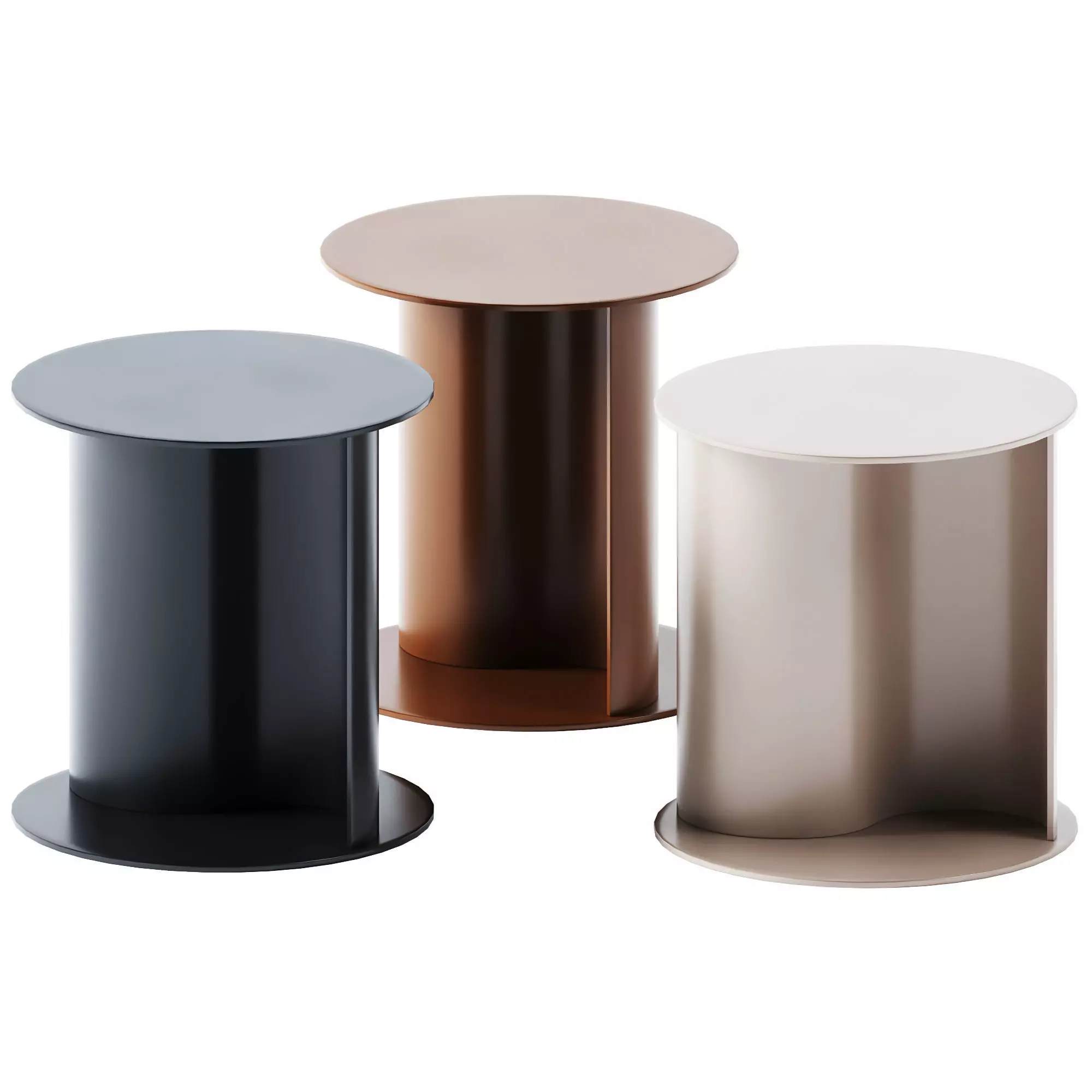 Coffee Table Yin and Yang by Hiro 3D model_0