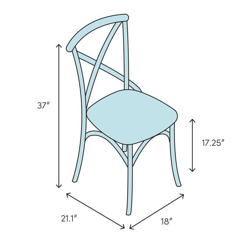 Paulette Side Chair - 2 Colour 3D model_2